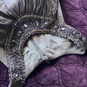 Gray Cache Cocktail Dress